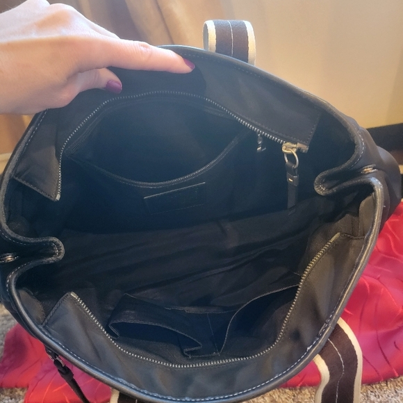 Coach Black Hampton Tote Bag purse - Picture 9 of 17